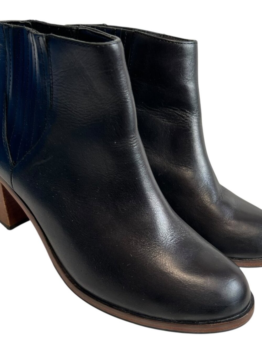 Wolverine boots 1000 Mile Samantha Pleet Arc short ankle shaft black leather 8